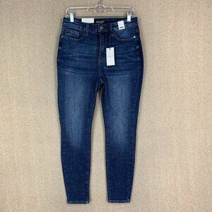 Judy Blue Tummy Control Top High Waist Skinny Jeans Size 9/29 Dark Blue Denim